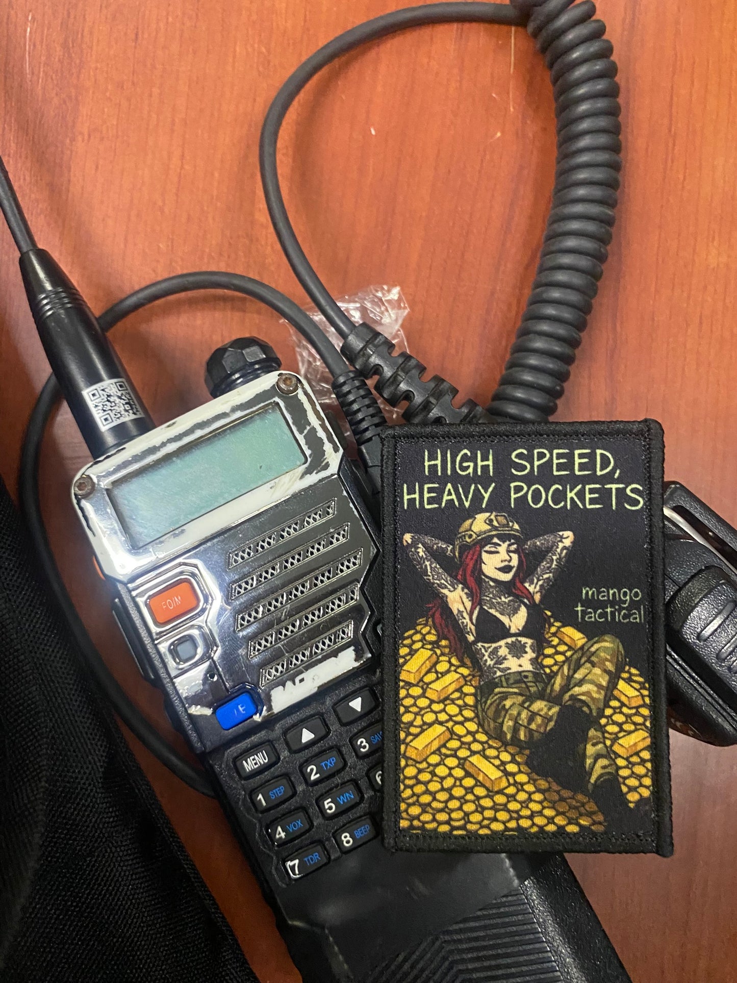 High Speed, Heavy Pockets Morale Patch